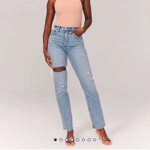 Abercrombie 90s ultra high rise jeans